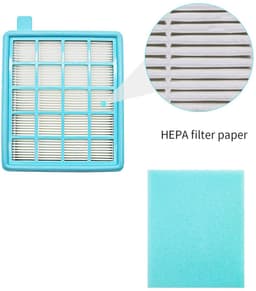 Dailygoods - Dailygoody - Buffalo-Mistral Netfilters - 4 stuks - Geschikt voor Philips stofzuigers - HEPA-filter - Verhoogt luchtkwaliteit - Eenvoudige vervanging — thumbnail 3