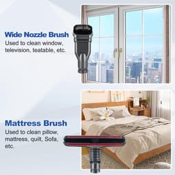 Dailygoods - Dailygoody - Gereedschapsset - Hoofdborstels - Duurzaam en veelzijdig - 6 Pak - Voor Dyson stofzuigers - Ideaal voor smalle openingen - Voor binnengeb... — thumbnail 5