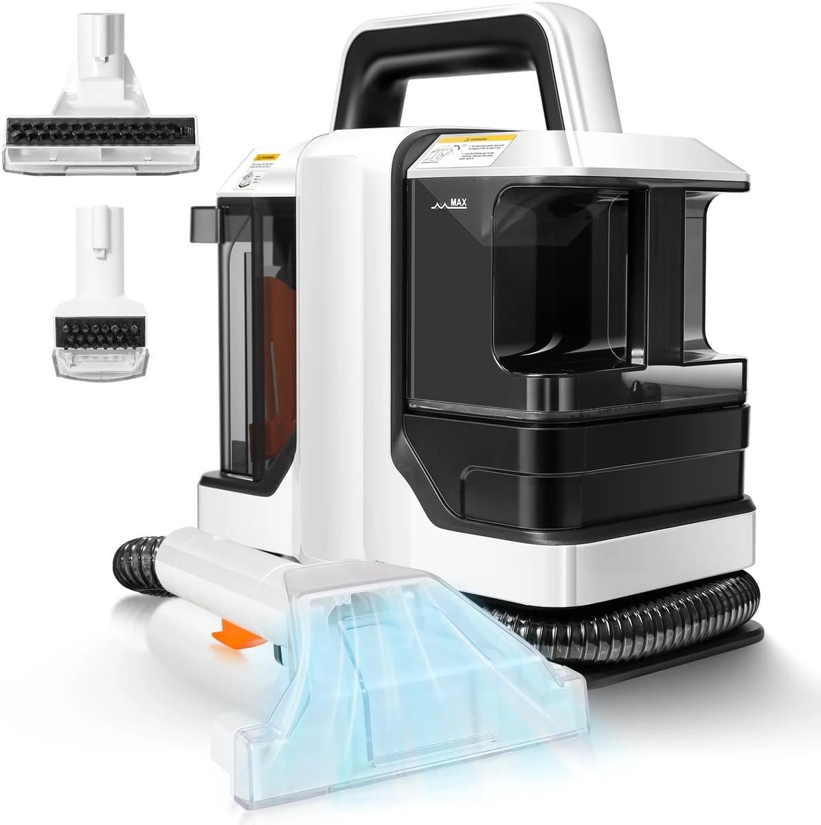 Handheld Tapijtreiniger 600W 15KPa - Spray en Zuig Geïntegreerd - Vlekkenverwijderaar Sofa Tapijt Gordijn Auto Trap - Bekledingsreiniger Huisdierenvlekken - Schone Tank 1080ml - Vuilwatertank 800ml - Netsnoer 5,5 Meter — afbeelding 1