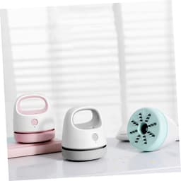 Mini Stofzuiger - Draadloze Reiniger - Bureau Schoonmaken - USB Oplaadbaar - 9.9 x 8.6 cm - Roze — thumbnail 3