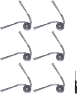ZEYNOMAX- Zijborstels - Compatibel met Roborock Q Revo Curv/Edge - Vervangbare borstels - Efficiënte reiniging - Hoogwaardige kwaliteit - Eenvoudige installatie - Stofzuigerborstels — thumbnail 1