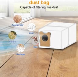 Accessoiresgeschikt voor Eufy Omni C20 stofzuiger, 2 hoofdborstels, 6 filters, 6 stofzakken, 6 schoonmaakdoeken, 6 zijborstels - geschikt voor Omni C20 reserveonderdelen 26 stuks — thumbnail 3