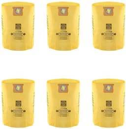 Stofzakken voor Shop-Vac stofzuigers, geel (6-pack) — thumbnail 1