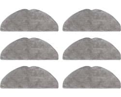 6 stuks wasbare microvezel dweildoeken als vervanging-compatibel met Tapo RV30 Max Plus, Tapo RV30 Max, Tapo RV20 Max Plus en Tapo RV20 Max Plus- eenvoudig te installeren- herbruikbaar
