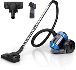 Aigostar Tidy - Steelstofzuiger - Stofzuiger Zonder Zak - 2 Liter - Vacuum cleaner zakloos - HEPA 12 filter - Lichtgewicht - Blauw — thumbnail 1