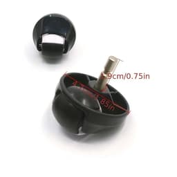 17 Parts – 2-Pack Voorwielen voor iRobot Roomba – Compatibel met Series 500, 600, 700, 800 & 900 – Vervangende Caster Wheels voor Robotstofzuigers – Duurzaam & Eenvoudig te Monteren — thumbnail 3
