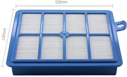 H12 HEPA Uitblaas Filter geschikt voor Philips / Electrolux / AEG stofzuiger vervanging FC8038/01 en S-Filter EFH12W — thumbnail 2