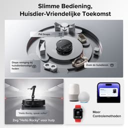 Roborock Saros Z70 – Robotstofzuiger en dweilrobot – Met OmniGrip-arm – 22.000 Pa – Aangedreven door AI – 7,98 cm ultradun – FlexiArm Riser – Tech AdaptiLift-chassis – Vermijdt obstakels – Multifunctioneel dock 4.0 — thumbnail 5