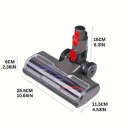 Vloerborstelkop voor Dyson V7/V8/V10/V11/V15 – LED Verlichting – Efficiënt voor Tegels & Hout – Geen Batterij Nodig – Vervangend Reinigingsgereedscha — thumbnail 3