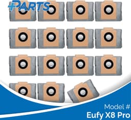Eufy X8 Pro Stofzakken (15 Stuks, Plus.Parts® alternatief voor T29F70A2) — thumbnail 1