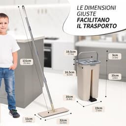 Lexium Dweil - elektrische dweil - electrische dweil - elektrische dweil vloerreiniger - dweilrobot - elektrische mop — thumbnail 2