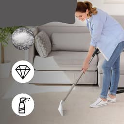 Extractiemondstukken Voor Stofzuiger – Set Van 2 Bekledingszuigmonden – 38 mm Aansluiting – Voor Nat- En Droogzuigers – Voor Bank, Tapijt, Autostoelen En Matras – Transparant — thumbnail 2