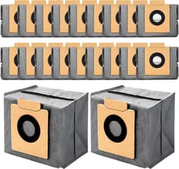 X10 stofzakken geschikt voor Eufy X10 Pro Omni robotstofzuiger en X8 Pro met zelfleegende station - 4-laagse vervangende zakken - 20 stuks — thumbnail 1
