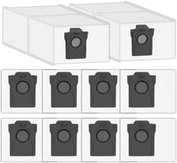 10 Stuks Stofzuigerzakken voor Dreame L10s/L20/L10/L10s Pro/D30/L40/X40/X50/X60 Ultra, L40s Ultra AE/CE, L40 Gen 2, D10 Plus Gen 2, Aqua10, Mova S20/P10/V50, P10 Pro/P50/V50/E40/Z60 Ultra — thumbnail 1