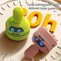 casalora - Toetsenbordstofzuiger - Mini stofzuiger - Draadloze tafelstofzuiger - Tafelstofzuiger - USB oplaadbaar - Drie zuigkrachtniveaus - Geschikt voor kantoor en thuis - Groen — thumbnail 3