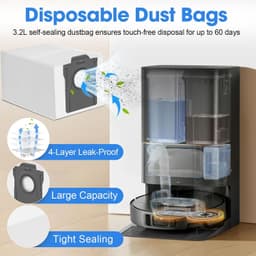 Dreame L40 Ultra | X40 Ultra Complete Hoofdborstels*2-Stofzakken*4-Filters*4-dweilpads*4-Zijborstels*4-Langwerpige schoonmaakborstel*1--Kleine schroevendraaier*1-Vierkante schoonmaakborstel*1 — thumbnail 2