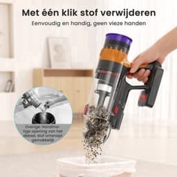 Draadloze Kruimelzuiger Kleur V1 - 450 W Vermogen - 42 Min Gebruikstijd - Kunststof - Voor Tapijt En Harde Vloeren — thumbnail 2