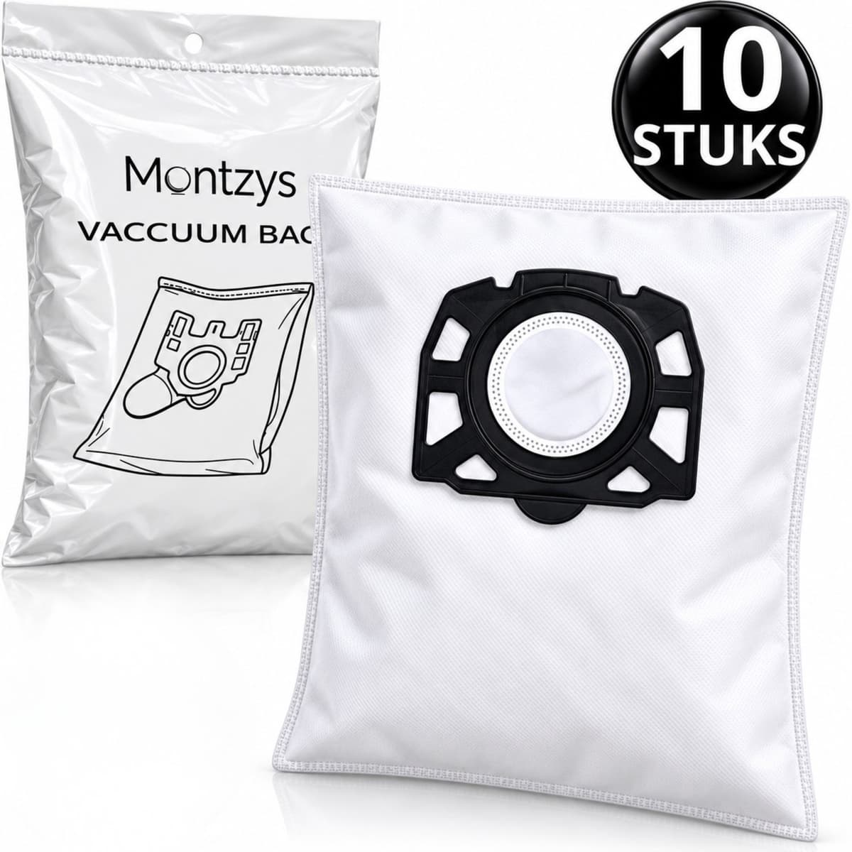 Montzys® Stofzuigerzakken Geschikt voor Kärcher WD3 & WD2 Plus - 10 Stuks - Stofzuiger Zakken - Geschikt voor Karcher Nat- en Droogzuiger — afbeelding 1
