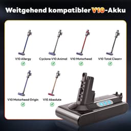Vervangingsaccu voor Dyson V10 met Accessoires — thumbnail 3