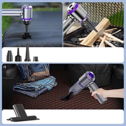 Draadloze Autostofzuiger, 4-in-1 Handstofzuiger Voor in de Auto, Draagbaar Oplaadbaar, Tot Een Lange Looptijd. — thumbnail 5
