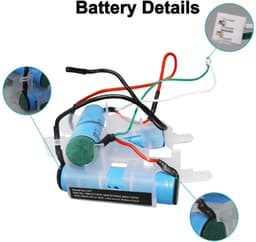 Stofzuigeraccu - 10,8 V - 2000 mAh - Li-ion — thumbnail 3