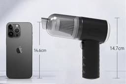 Mini stofzuiger - Draadloos - Klein en makkelijk te gebruiken - kruimelzuiger - handstofzuiger- USB Opladen — thumbnail 1