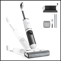 Draadloze nat- en droogstofzuiger W15 Pro - 3-in-1 zuig- en dweilfunctie - 18 kPa krachtige zuigkracht - zelfreinigend systeem - zelfdroogfunctie - HEPA-filter - LCD-display - turboborstel - tot 35 min werktijd - randreiniging <5 mm — thumbnail 1
