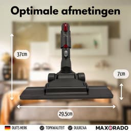 Maxorado Parket Platte Zuigmond - Stofzuigermondstuk voor harde vloeren - geschikt voor Dyson V8, V10, V11, V15, DC41, DC44, DC21, DC22, DC23, DC24, en DC29 — thumbnail 3