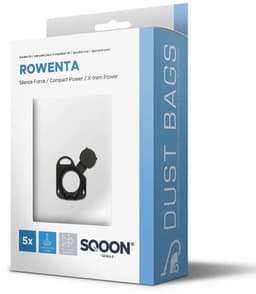 SQOON® Stofzuigerzakken Geschikt voor Rowenta Silence Force / X-Trem - Vervangt Model ZR200520 - High Filtration voor Optimale Stofopname — thumbnail 2