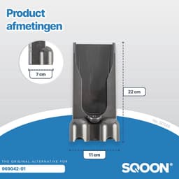SQOON® Wandhouder Geschikt voor Dyson V10 – Vervangt 969042-01 – Laadstation — thumbnail 2