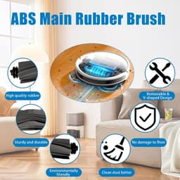 25 stuks accessoires gescht voor Dreame L10s Ultra Gen 2/L10s Pro Ultra Heat / X30 Ultra / Mova E30 Ultra robotstofzuiger, reserveonderdelen, accessoireset, hoofdborstel, stofzak, zijborstels — thumbnail 3