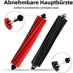 PromoHome 17 stuks accessoires voor Roborock S8/S8+ robotstofzuiger met 2 hoofdborstels, 4 reinigingsdoeken, 4 filters, 6 zijborstels, 1 reinigingsborstel — thumbnail 4