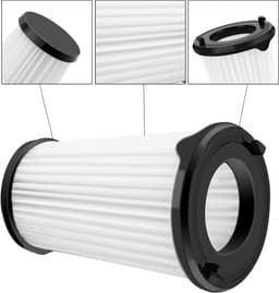 HEPA filters - Vervangingsfilters - geschikt voor AEG CX7 - Vervangt AEF150 - Stofzuiger Onderdelen - 2 stuks - Wit — thumbnail 4