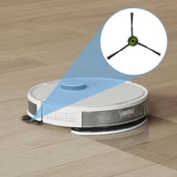 Zijborstels voor Ecovacs Deebot T8/T9/N8/X1 Omni/X1 Turbo/T10 Omni/T10 Turbo/T20 Omni/T9+/N8+/N8 Pro/N8 Plus/950/920/T8+/T8 AIVI/T8 Max robotaccessoires, 8 zijborstels, 1 reinigingsborstel — thumbnail 4