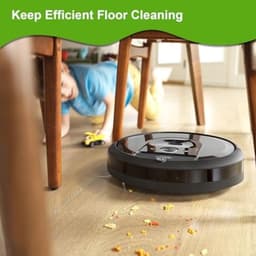 Reserveonderdelen voor iRobot Roomba E & I-serie i7 i7+ i3 i3+ i4 i4+ i6 i6+ i8 i8+ E5 E6 E7, reserveaccessoires voor Roomba i7 met 4 rubberen borstels, 10 Hepa-filters, 10 zijborstels — thumbnail 5