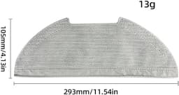 Accessoirekit Vervanging - 12 stuks - geschikt voor Eureka E10s - E20 Plus Robotstofzuiger - onderhoudsset robotstofzuiger - Stofzuigeraccessoires — thumbnail 2