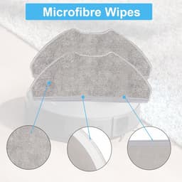 Accessoirekit Vervanging - 12 stuks - geschikt voor Eureka E10s - E20 Plus Robotstofzuiger - onderhoudsset robotstofzuiger - Stofzuigeraccessoires — thumbnail 4
