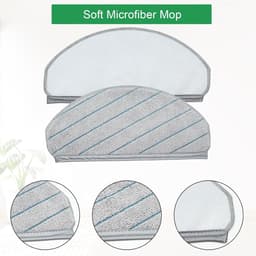 onderhoudsset robotstofzuiger - 16 stuks - Geschikt voor ECOVACS DEEBOT N20 - N20 PLUS - N20 PRO PLUS - Vervangingsset - met Wasbare Natte Dweilpads, rolborstel, Zijborstels, hepa filter — thumbnail 5