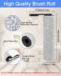 accessoireset - accessoireset natte en droge stofzuiger - reserveonderdelen - 3 filters, 2 borstelrollen, 1 Universele ganzenkopborstel - S5/S5 Pro — thumbnail 2