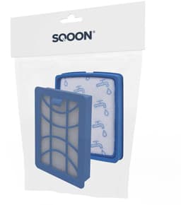 SQOON® Filterset geschikt voor Philips PowerPro Expert | PowerPro Compact series -Vervangingsset Allergy FC8003 — thumbnail 1