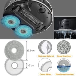 Geschikt voor Dreame L20 Ultra /Complete/ L30 Ultra Veegrobot Accessoires Vervangingsset Hoofdborstel Filter Zijborstel Accessoireset -22 stuks — thumbnail 3
