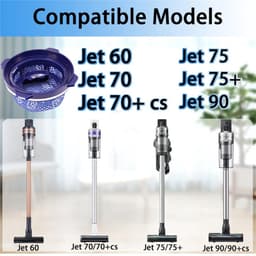 HEPA filter geschikt voor Samsung Jet 60 Jet 70 Jet 70+ Jet 75 Jet 75+ Jet 90 VS9000RL stofzuigers accessoires stoffilters miniatuur handheld onderdelen -6 stuks — thumbnail 4