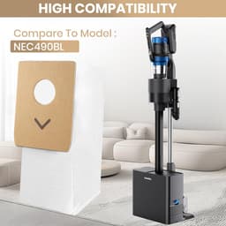 10-delige NEC490BL Stofzakken Vervanging - Geschikt voor Eureka Stylus Elite Stofzuigers — thumbnail 2