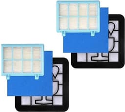 Geschikt voor Philips stofzuigerfilterpatronen, Geschikt voor PowerPro Compact FC9332/09 FC8010/01, HEPA-filter, motorbescherming, 2-pack. — thumbnail 1