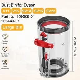 Geschikt voor Dyson stofzuiger V11 stofbak SV14 SV15 SV22 stofemmer accessoires prullenbak — thumbnail 2
