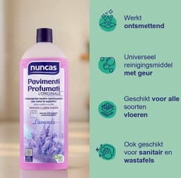 nuncas 1000ml reinigingsmiddel - met lavendel geur - Geschikt voor dweilrobot Roborock en iRobot Roomba Braava Jet M6 schoonmaakmiddel — thumbnail 4