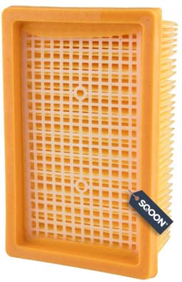 SQOON® Vlakfilter geschikt voor KÄRCHER (Kaercher, Karcher) WD 4/5/6 & MV-serie – Origineel nr. 2.863‑005.0 – Hoogwaardige kwaliteit — thumbnail 3