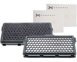 Kleanburg® Filterset geschikt voor Miele – 2x Active AirClean Filters + 2x Motorfilters – Vervangt Miele SF-AA50 – Classic C1, Compact C1 & C2, Complete C2 & C3, Guard S1/L1/M1 en S4000 series