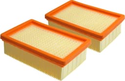 2x Dparts filter geschikt voor Karcher - voor WD4 MV4 - WD5 MV5 - WD6 MV6 series - vlakfilter WD MV 4 5 6 P Premium - stofzuigerfilter - nr. 2.863-005.0 — thumbnail 1