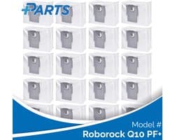 Roborock Q10 PF+ Stofzakken (20 Stuks, Plus.Parts® alternatief voor 8.02.0132)